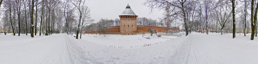Smolensk Winter View Of The Castle