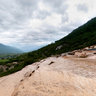 White-water terraces