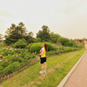 长春公园----鲜花美女06,Changchun park,