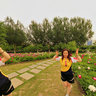 长春公园----鲜花美女13,Changchun park,
