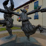 Tbilisi Dancing Berikaoba Ring Statue