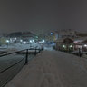 Bybrua by winter night