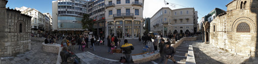 Shoping mile in the center of Athens