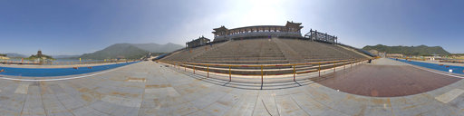 Beijing Changping Shisanling reservoir iron man three competition range - racecourse and transformation area 