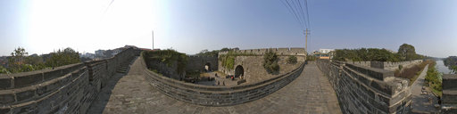 Jingzhou Gucheng - enceinte of city gate city wall