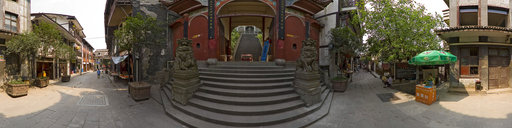 Chongqing Bao Lun Temple- front door