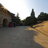 Nanjing Zhongshan Scenic Area - Scenic Spot Mausoleum - Mausoleum door, tablets pavilions Panorama
