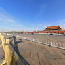 Tiananmen Square in Beijing, China Panorama