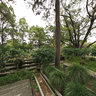 Confucius Temple in Qufu, Shandong Province, - the garden (five hold Cassia Park)