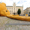 A big rabbit on our main square