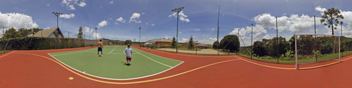 Playing Tenis With Friends