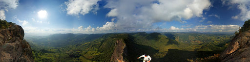 Pedra do Bau, this is the end of climbing Teto do Bico