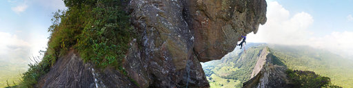Pedra do Bau route for rock climbing