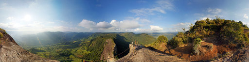 On summit of Pedra do Bau