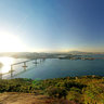 Final de tarde no Morro do Moreno em Vila Velha ES