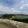 Mirante norte do Convento Penha com vista para bahia de Vitória e Terceira ponte