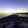 Sunset in Puerto Banus in Marbella - Spain
