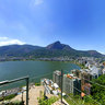 Lookout of Cristo Redentor in the Catacomb Park in Rio de Janeiro Brasil
