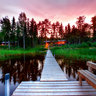Anttolanhovi villas. saimaa lake. finland