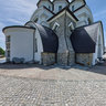 Temple complex overlooking the Suslov’s manor at Buki village