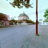 Amanecer Frente al Palacio Stoessel, en Esperanza, Santa Fe
