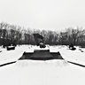 Winter Fryderyk Chopin monument