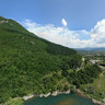 View On Monastery Sudikova And Tivran Pass From Top Of Small Tunnel