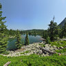 Hridsko Lake On Prokletije Mountain