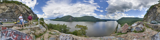 View of Breakneck Ridge and Bannerman Island from Rt. 218