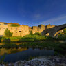 Sunset Over the Old Bridge, Lagrasse