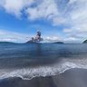 Anak Krakatoa Eruption, Sunda Strait West Java