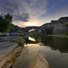 River and Bridge, Ribaute