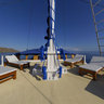 Upper deck of the Indo Siren, Komodo Island
