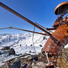 Spiderman in the Alps