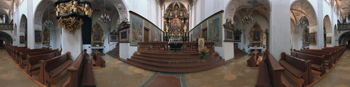 Inside the church of Seitenstetten Abbey