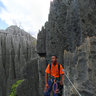 Climb up on top of the Tsingy