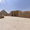 The Giza Plateau from the tomb of Senegemib Inti