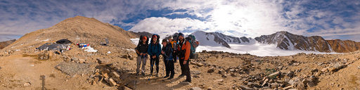 Last group photo of the 2008 field season on McCall Glacier (080819 1234)