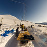 Extracting ice cores from McCall Glacier (03 May 08 19:01)
