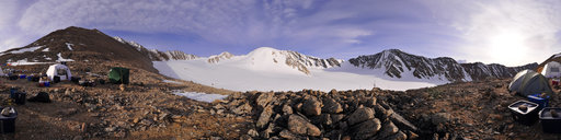 Sunset on McCall Glacier (11 June 08 20:54)