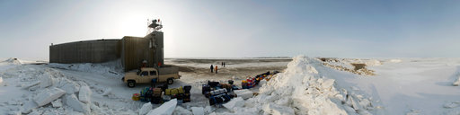 Staging gear at Barter Island's runway (23 April 08)
