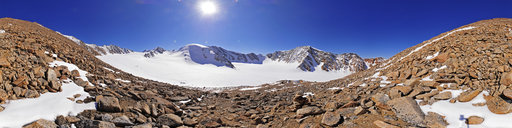 Repeat photo of McCall Glacier (23May08 11:56)