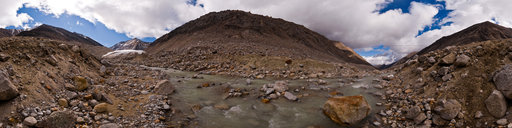 Sensor cable suspended over McCall Creek (19 June 08 12:59)