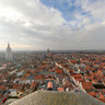 View from the top of the Gothic Belfry of Bruges