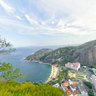 Praia vermelha vista do morro da Urca rio de janeiro 