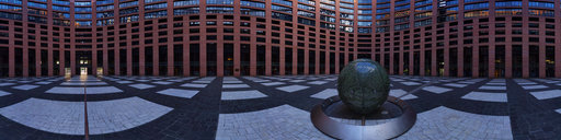 Inside court of the European Parliament in Strasbourg