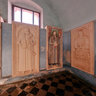 Mausoleum of the popes in fortress Biertan