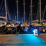 Passeo Maritimo in Palma de Mallorca at night