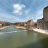 Goerlitz Altstadtbruecke Grenze zu Polen