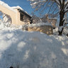 Mediterranean ct Reston the day after the big snowfall